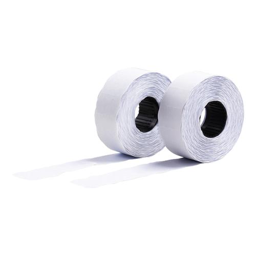 Avery Labels for Labelling Gun 2-Line Removable White 16x26mm 1200 per Roll Ref PLR1626 [Pack 10] Avery UK