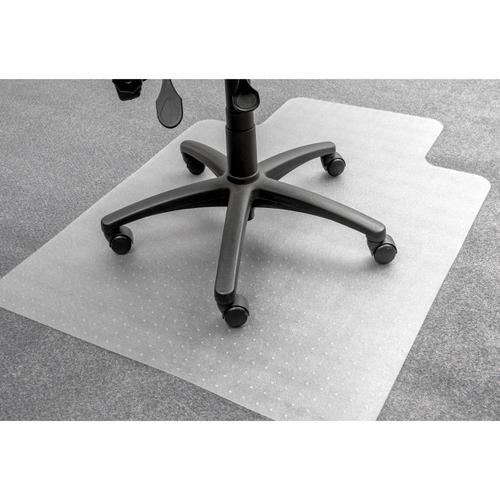 PVC Clear Carpet Chair Mat Lipped 900 x 1200mm  **Not suitable for hard floors**