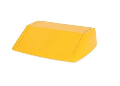 Addis 54 Litre Flip Top Lid Yellow 0865Yel  69274X Buy online at Office 5Star or contact us Tel 01594 810081 for assistance