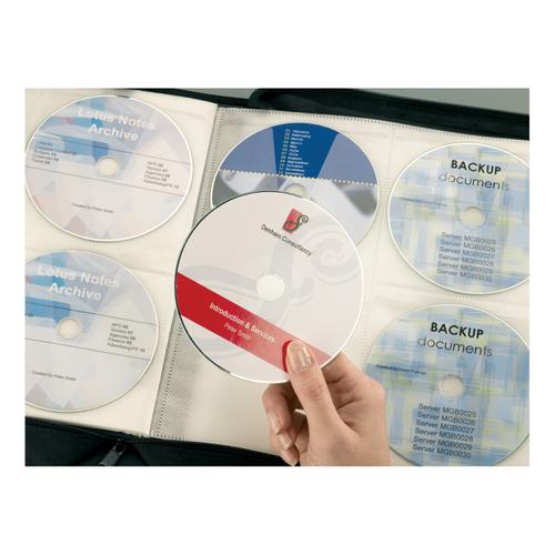 Avery CD/DVD Labels Laser 2 per Sheet Dia.117mm Full Face Opaque White Ref L7676-25 [50 Labels]
