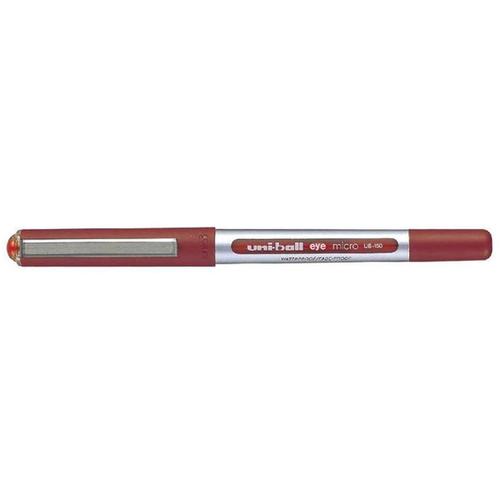 Uni-ball Eye UB150 Rollerball Pen Micro 0.5mm Tip 0.3mm Line Red Ref 162560000 [Pack 12] Mitsubishi Pencil Company