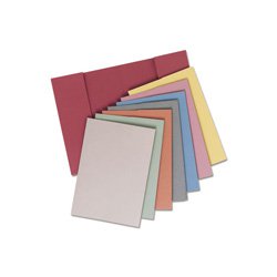 PremierTeam Double Pocket Wallet Folder Foolscap Blue [Pack 25]