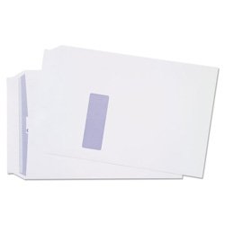 PremierTeam C4 Pocket Envelope Window Printed Interior Self-Seal 120gsm 324x229mm White [Pack 250]