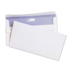 PremierTeam DL+ Wallet Envelope Printed Security Interior Self-Seal 110gsm 121x235mm White [Pack 500]