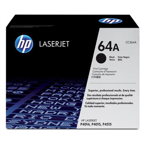 HP 64A Laser Toner Cartridge Page Life 10000pp Black Ref CC364A