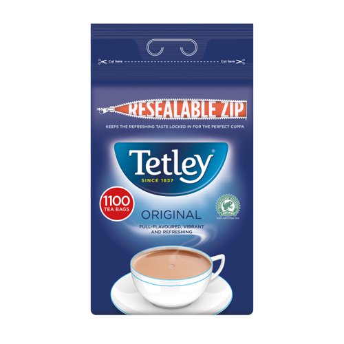 Tetley One Cup Teabags High Quality Tea Ref 1018K [Pack 1100]