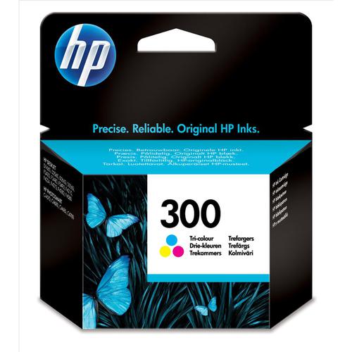 Hewlett Packard [HP] No.300 Inkjet Cartridge Page Life 165pp 4ml Tri-Colour Ref CC643EE HP