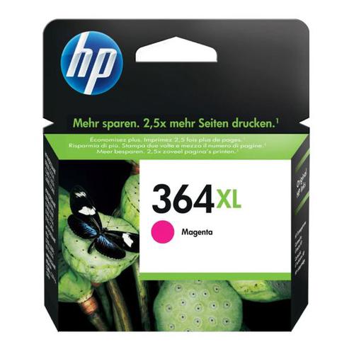 Hewlett Packard [HP] No.364XL Inkjet Cartridge High Yield Page Life 750pp 6ml Magenta Ref CB324EE