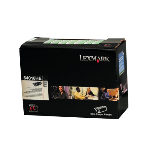 Lexmark T640/T642/T644 Laser Toner Cart Return Program High Yield Page Life 21000Pp Black Ref 64016He TSW