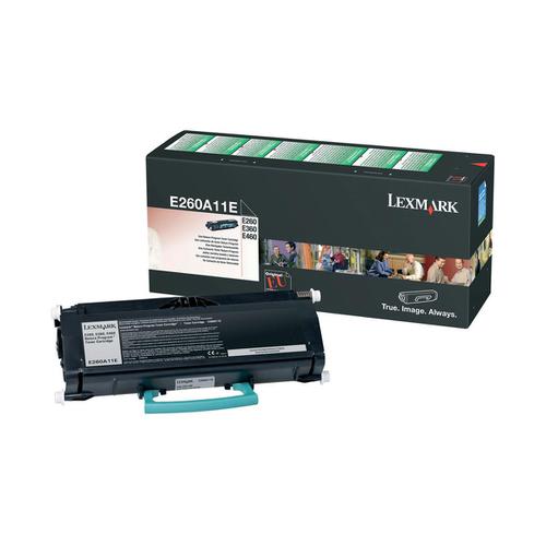 Lexmark E260/E360/E460 Laser Toner Cartridge Return Programme Page Life 3500pp Black Ref E260A11E