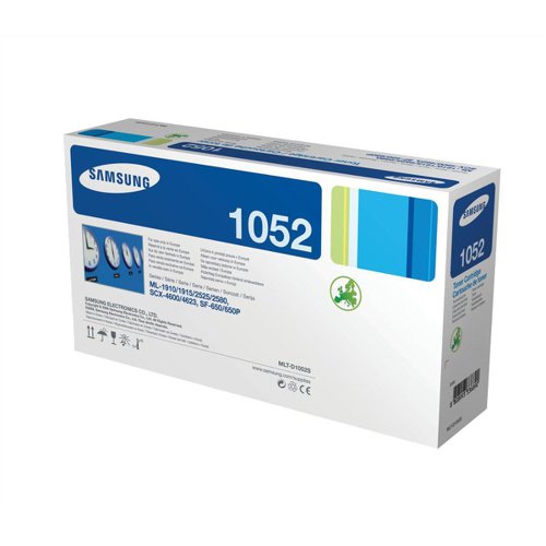 Samsung MLT-D1052S Laser Toner Cartridge Page Life 1500pp Black Ref SU759A