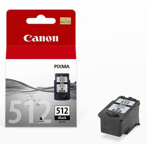 Canon PG-512 Inkjet Cartridge High Yield Page Life 401pp 15ml Black Ref 2969B001AA Canon