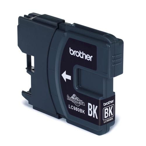 Brother Inkjet Cartridge Page Life 300pp Black Ref LC980BK