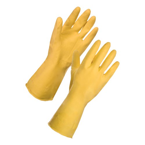 Rubber Gloves Medium Yellow [Pair]