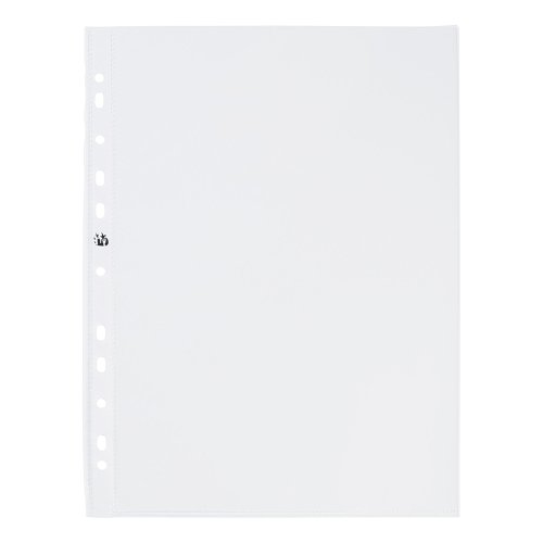 5 Star Elite Presentation Punched Pocket Polypropylene Top-opening 90 Micron A4 Glass Clear [Pack 10]  908390