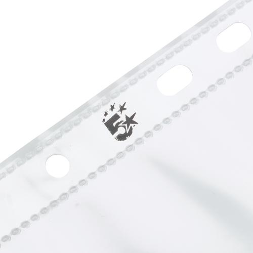 5 Star Elite Presentation Punched Pocket Polypropylene Top-opening 90 Micron A4 Glass Clear [Pack 10]  908390