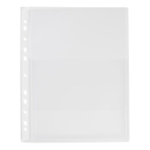 5 Star Elite Expanding Punched Pocket with Flap Polypropylene Top-opening 170 Micron A4 Clear [Pack 10]  908404