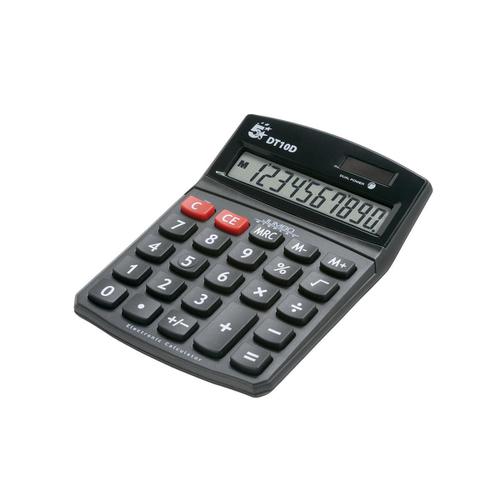 5 Star Office Desktop Calculator 10 Digit Display 3 Key Memory Battery/Solar Power 94x32x124mm Black 910334 Buy online at Office 5Star or contact us Tel 01594 810081 for assistance