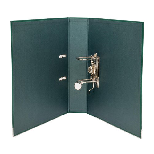 5 Star Office Premium Polypropylene Lever Arch File Fcap Green [Pack 10]