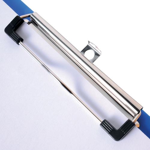 5 Star Office Clipboard Solid Plastic Durable with Rounded Corners A4 Blue 913713 Buy online at Office 5Star or contact us Tel 01594 810081 for assistance