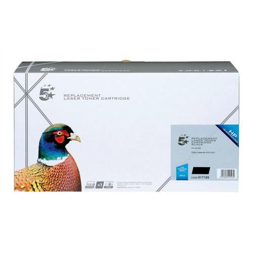 5 Star Office Remanufactured Laser Toner Cartridge Page Life 9000pp Black [HP 641A C9720A Alternative]