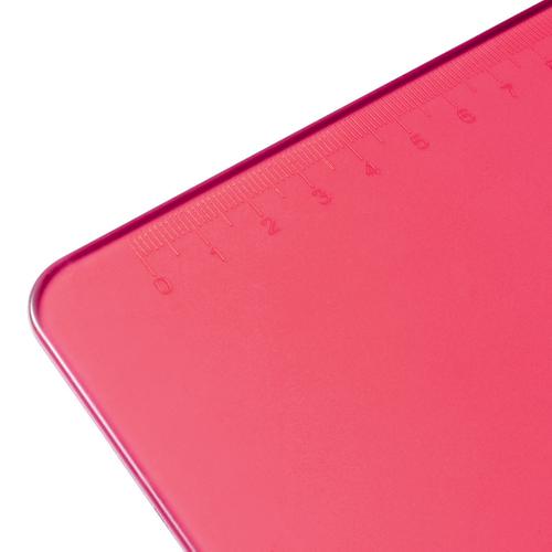 5 Star Office Clipboard Solid Plastic Durable with Rounded Corners A4 Pink  924847