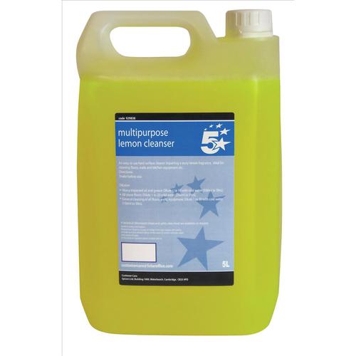 5 Star Facilities Concentrated Multipurpose Cleaner Lemon 5 Litre