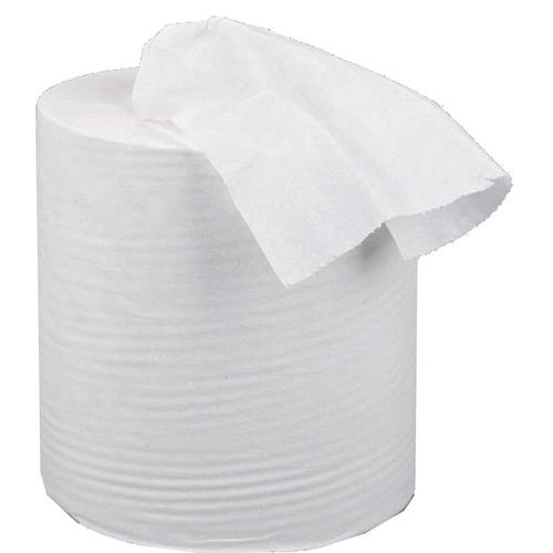 5 Star Facilities Centrefeed Tissue Refill for Jumbo Dispenser Two-ply L150mxW180mm White [Pack 6]