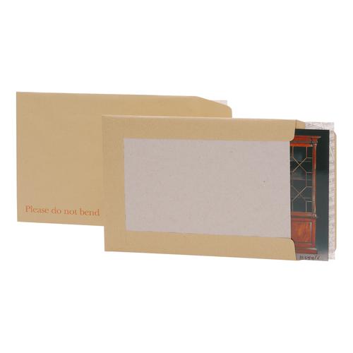 5 Star Office Envelopes Recycled Board Backed Hot Melt Peel & Seal C3 457x324mm 120gsm Manilla [Pack 50]