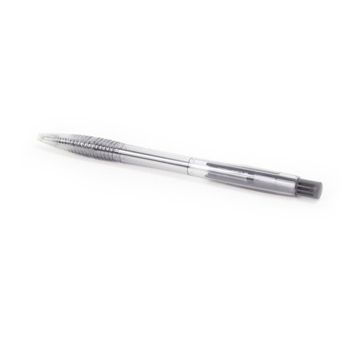 5 Star Office Retractable Ball Pen Medium 1.0mm Tip 0.7mm Line Black [Pack 20]