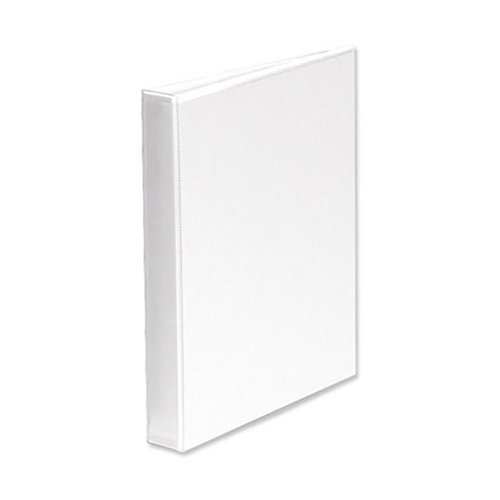 5 Star Office A4 Presentation Ring Binder Polypropylene 25mm 4D-Ring White [Pack 10]