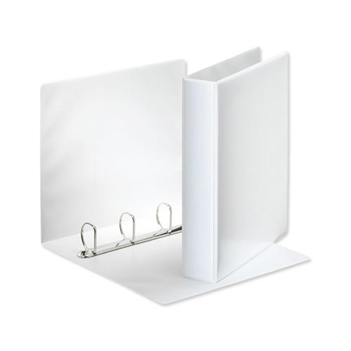 5 Star Office A4 Presentation Ring Binder Polypropylene 38mm 4D-Ring White [Pack 10]