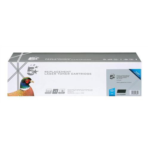 5 Star Office Remanufactured Laser Toner Cartridge Page Life 1200pp Black [HP 126A CE310A Alternative]