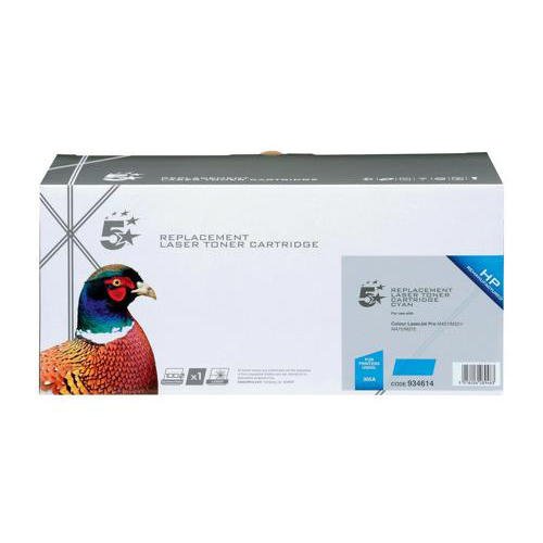 5 Star Office Remanufactured Laser Toner Cartridge 2600pp Cyan [HP 305A CE411A Alternative]