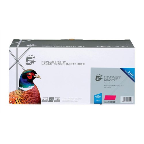 5 Star Office Remanufactured Laser Toner Cartridge 2600pp Magenta [HP 305A CE413A Alternative]