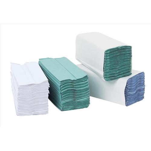 5 Star Facilities Hand Towel C-Fold One-Ply Recycled Size 230x310mm 100 Towels Per Sleeve White [Pack 24] The OT Group