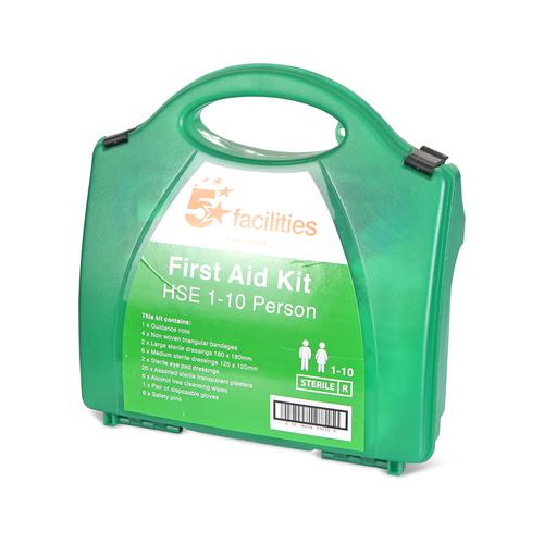 5 Star Facilities First Aid Kit HS1 1-10 Person 936658 Buy online at Office 5Star or contact us Tel 01594 810081 for assistance