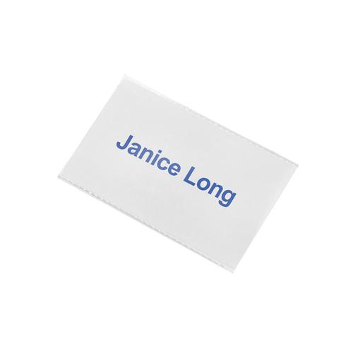 5 Star Office Name Badge with Combi-Clip 54x90mm [Pack 50] 936685 Buy online at Office 5Star or contact us Tel 01594 810081 for assistance