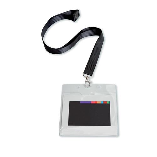 5 Star Office PVC Name Badge with Textile Lanyard 110x90mm [Pack 10] 936720 Buy online at Office 5Star or contact us Tel 01594 810081 for assistance