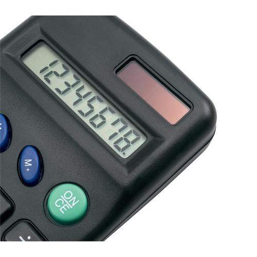 5 Star Office Pocket Calculator 8 Key Display Solar and Battery Power 63x17x113mm Black 936724 Buy online at Office 5Star or contact us Tel 01594 810081 for assistance