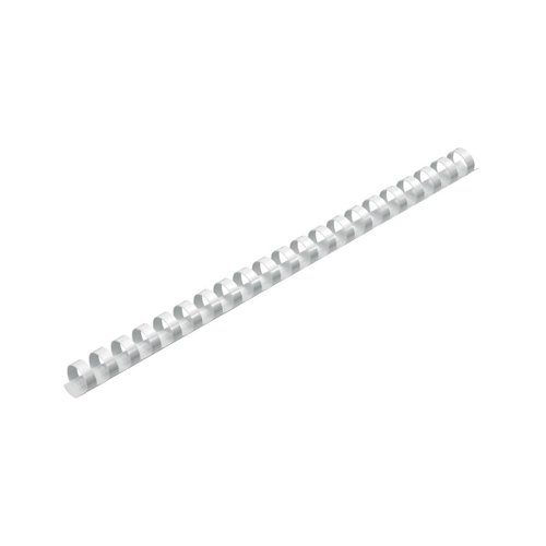 5 Star Office Binding Combs Plastic 21 Ring 125 Sheets A4 16Mm White [Pack 100]