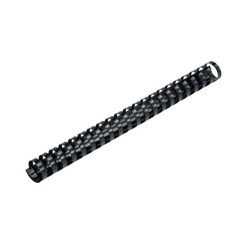 5 Star Office Binding Combs Plastic 21 Ring 225 Sheets A4 25Mm Black [Pack 50]