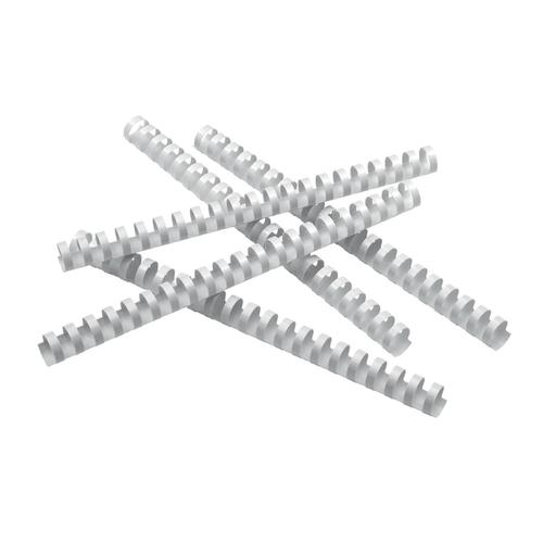 5 Star Office Binding Combs Plastic 21 Ring 170 Sheets A4 20mm White [Pack 100] The OT Group