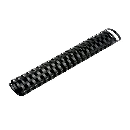 5 Star Office Binding Combs Plastic 21 Ring 425 Sheets A4 50Mm Black [Pack 50]