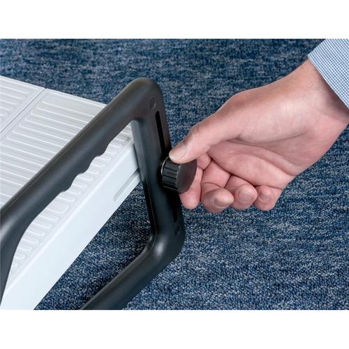 5 Star Office Relax Footrest Dictation Compartment Platform 450x350mm Comp 220x120x20mm Grey Ref 936910 936910 Buy online at Office 5Star or contact us Tel 01594 810081 for assistance