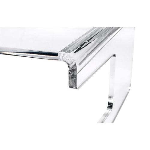 5 Star Office Monitor Stand Acrylic Capacity 21inch W300xD230xH120mm Clear The OT Group
