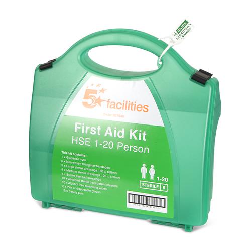 5 Star Facilities First Aid Kit HS1 1-20 Person 937548 Buy online at Office 5Star or contact us Tel 01594 810081 for assistance