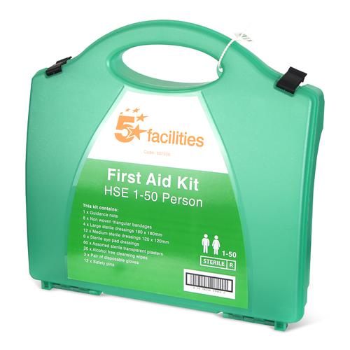 5 Star Facilities First Aid Kit HS1 1-50 Person 937556 Buy online at Office 5Star or contact us Tel 01594 810081 for assistance