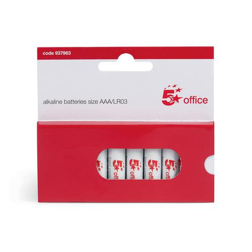 5 Star Office Batteries AAA [Pack 10]