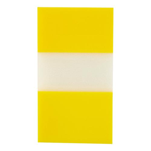 5 Star Office Standard Index Flags 50 Sheets per Pad 25x45mm Yellow [Pack 5]  938209